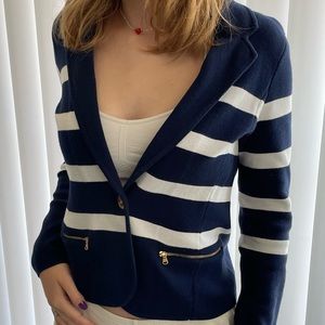 Ralph Lauren cotton knit cropped jacket